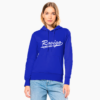 Felpa donna con cappuccio e logo sul petto